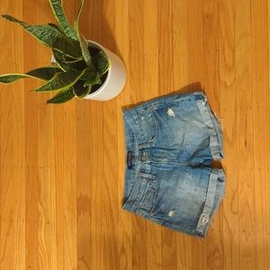 Levi Strauss mid-rise cuffed shorts